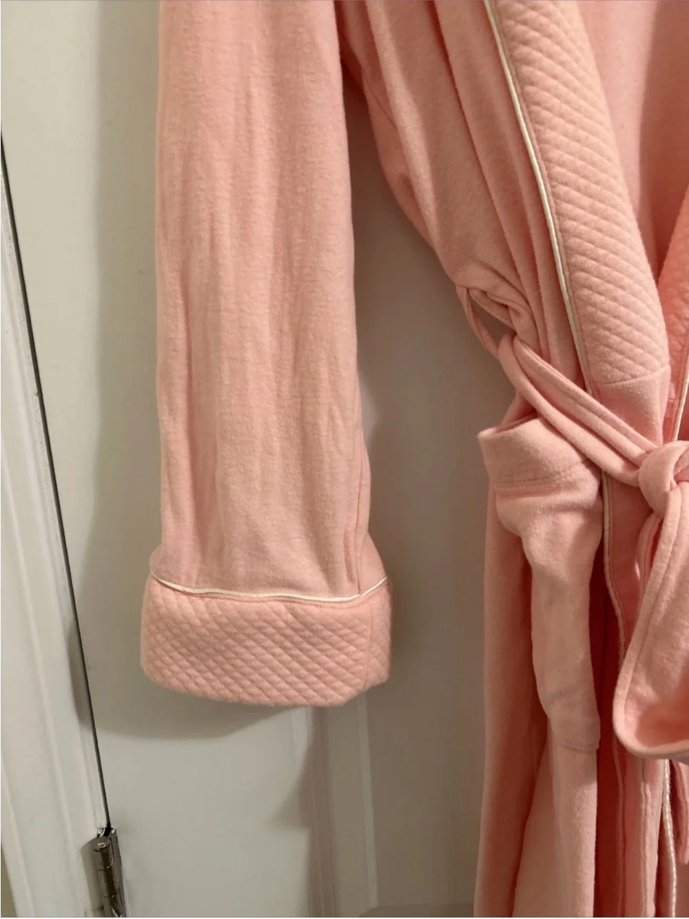 Lauren Ralph Lauren Women’s Pink Cotton Bath Robe Size Large
